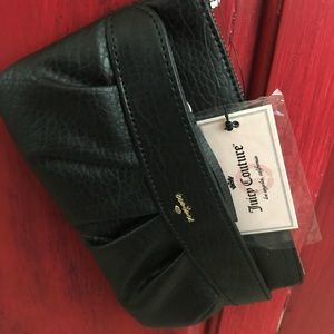 Brand new Black Juicy Couture wristlet purse